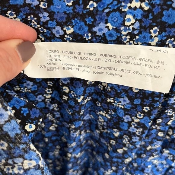 Zara Floral Dress Size M - Picture 8 of 8